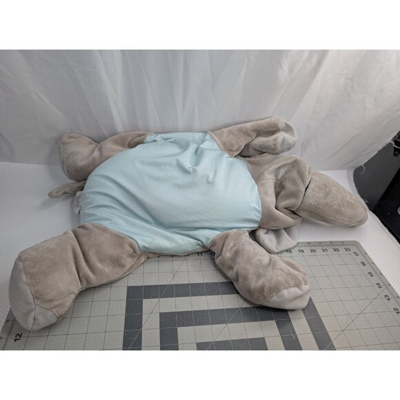 Jay At Play Elephant Plush Microbead Pillow Gray About 26 Inch Long Stuffed - Picture 11 of 15